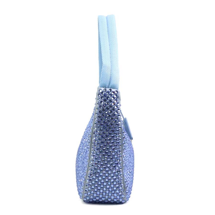 Prada Handbag Silk Blue — view 2