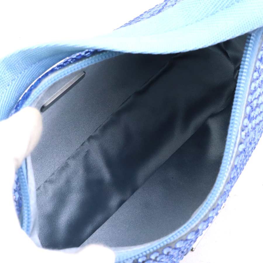 Prada Handbag Silk Blue — view 5