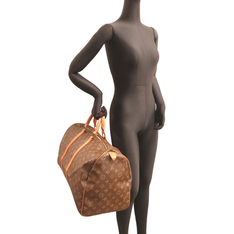 Louis Vuitton Boston Bag Leather Brown — view 8