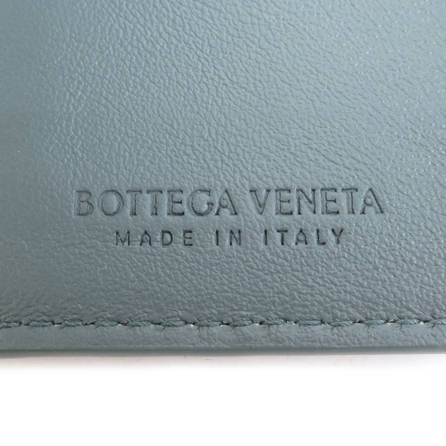Bottega Veneta Card Case Leather Gray — view 7