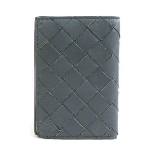 Bottega Veneta Card Case Leather Gray — view 2