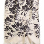 Gucci Scarf Shawl Silk Black Light Beige — view 3
