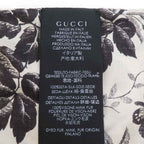 Gucci Scarf Shawl Silk Black Light Beige — view 8