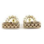 Chanel Earrings Quilted Gold — view 3