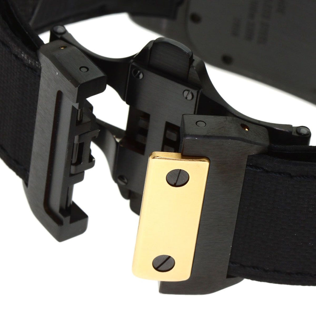 Cartier Santos Watch SS Fabric Leather — view 8