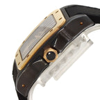 Cartier Santos Watch SS Fabric Leather — view 5
