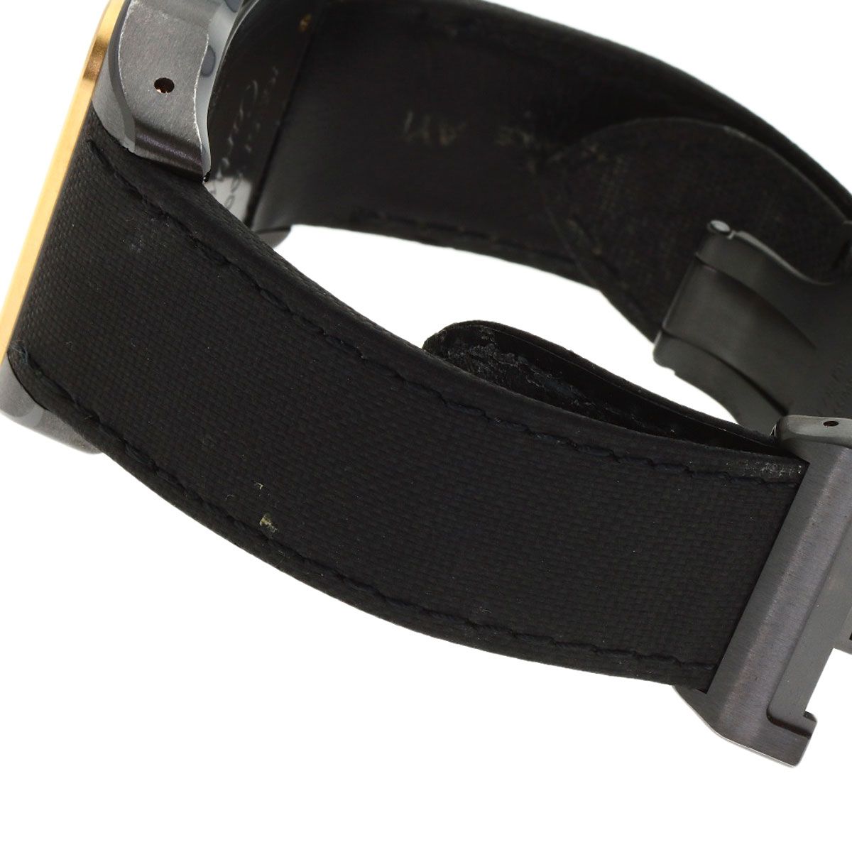 Cartier Santos Watch SS Fabric Leather — view 9