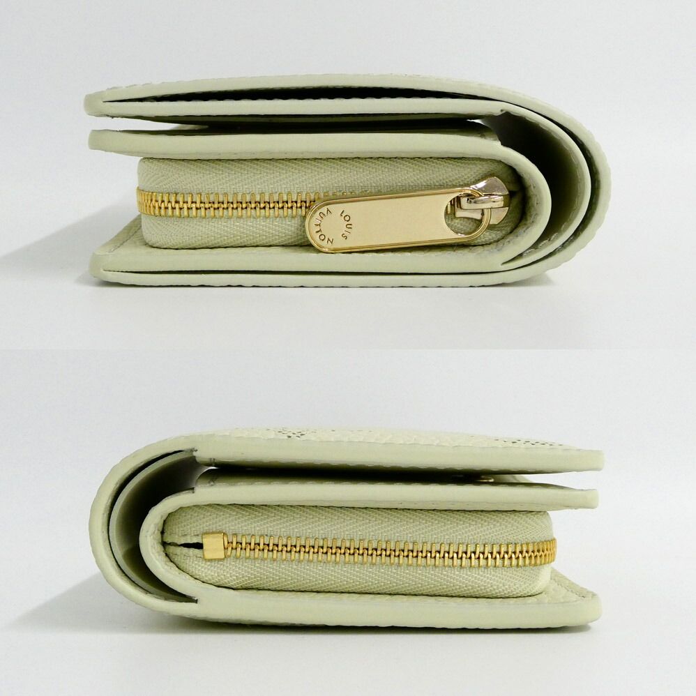 Louis Vuitton Portefeuille Mahina Jade Green Bifold Wallet — view 4