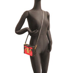 Louis Vuitton Shoulder Bag Black Red — view 7