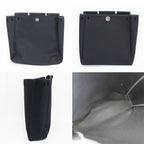 Hermes Herbag Shoulder Bag Black Silver — view 7