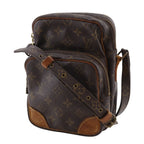 Louis Vuitton Amazon Vintage Monogram Canvas Brown Shoulder Bag — view 2