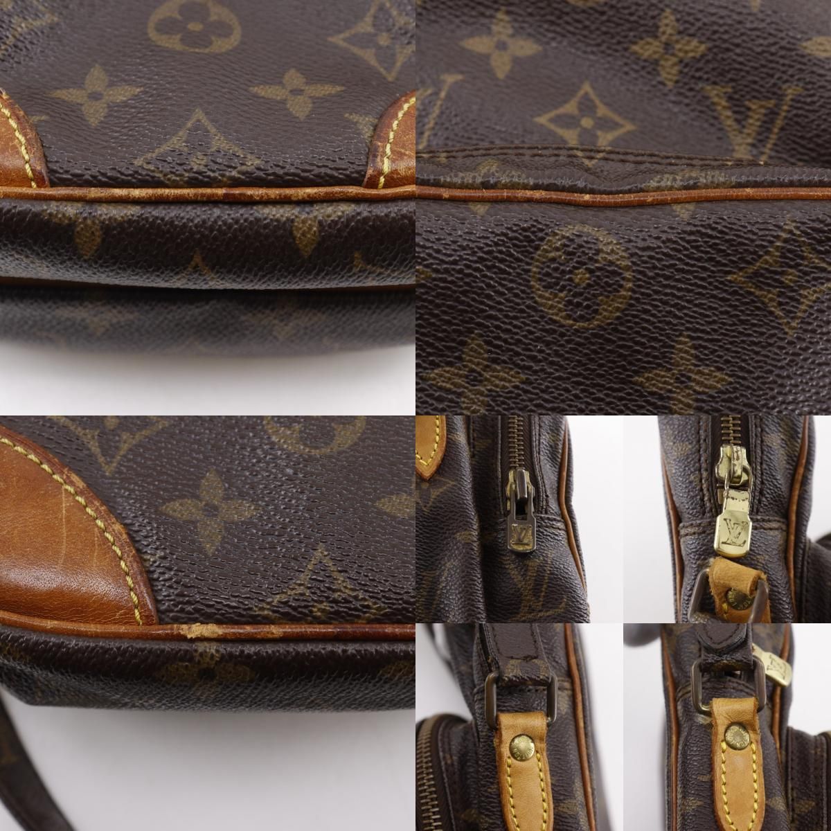 Louis Vuitton Amazon Vintage Monogram Canvas Brown Shoulder Bag — view 9