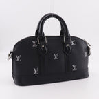 Louis Vuitton Alma East West 2-Way Shoulder Calf Black Handbag — view 3