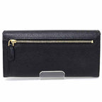 Prada Saffiano Leather Wallet with Pass Case Black — view 3