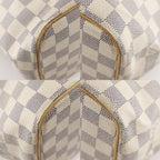 Louis Vuitton Saleya PM Damier Azur Canvas White Handbag — view 4