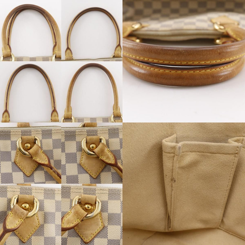 Louis Vuitton Saleya PM Damier Azur Canvas White Handbag — view 9
