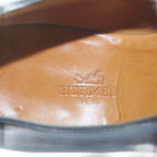 Hermes Business Shoes Monk Strap Hhardware Square Toe 40 Black — view 7
