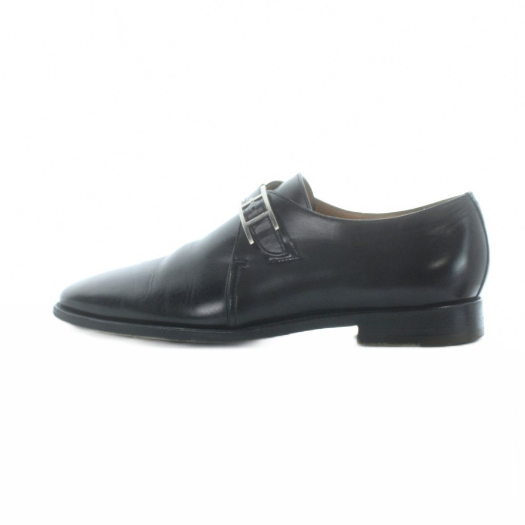 Hermes Business Shoes Monk Strap Hhardware Square Toe 40 Black — view 2