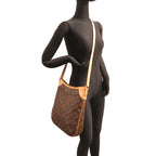 Louis Vuitton Shoulder Bag Leather Brown — view 8
