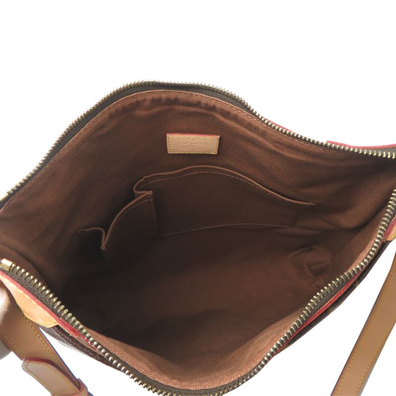 Louis Vuitton Shoulder Bag Leather Brown — view 6