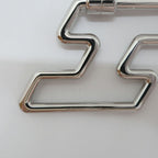 Hermes Key Ring Silver Color Small — view 5