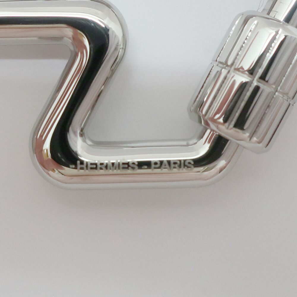 Hermes Key Ring Silver Color Small — view 4