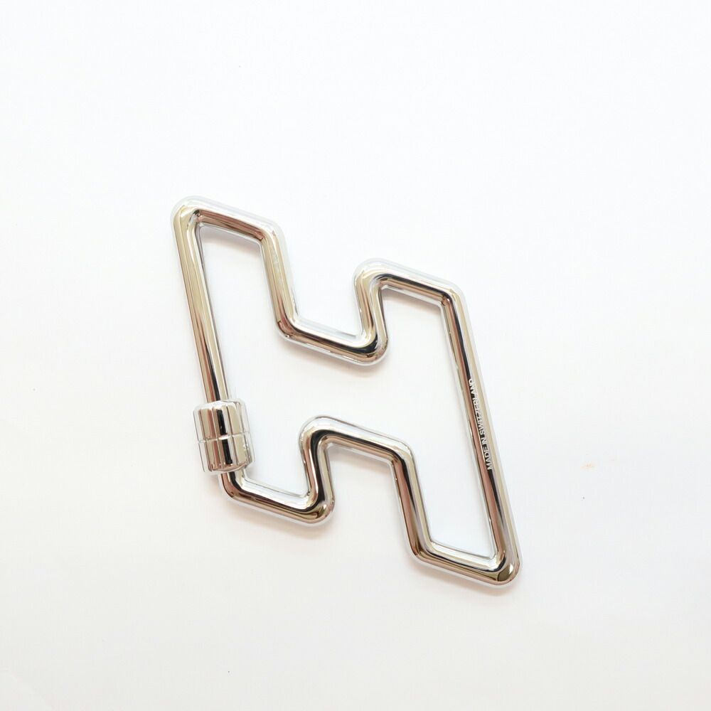 Hermes Key Ring Silver Color Small — view 2