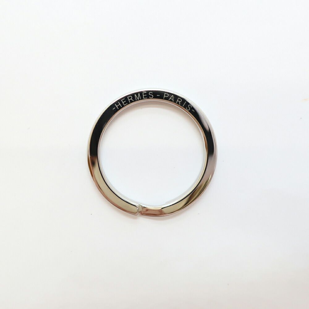Hermes Key Ring Silver Color Small — view 6
