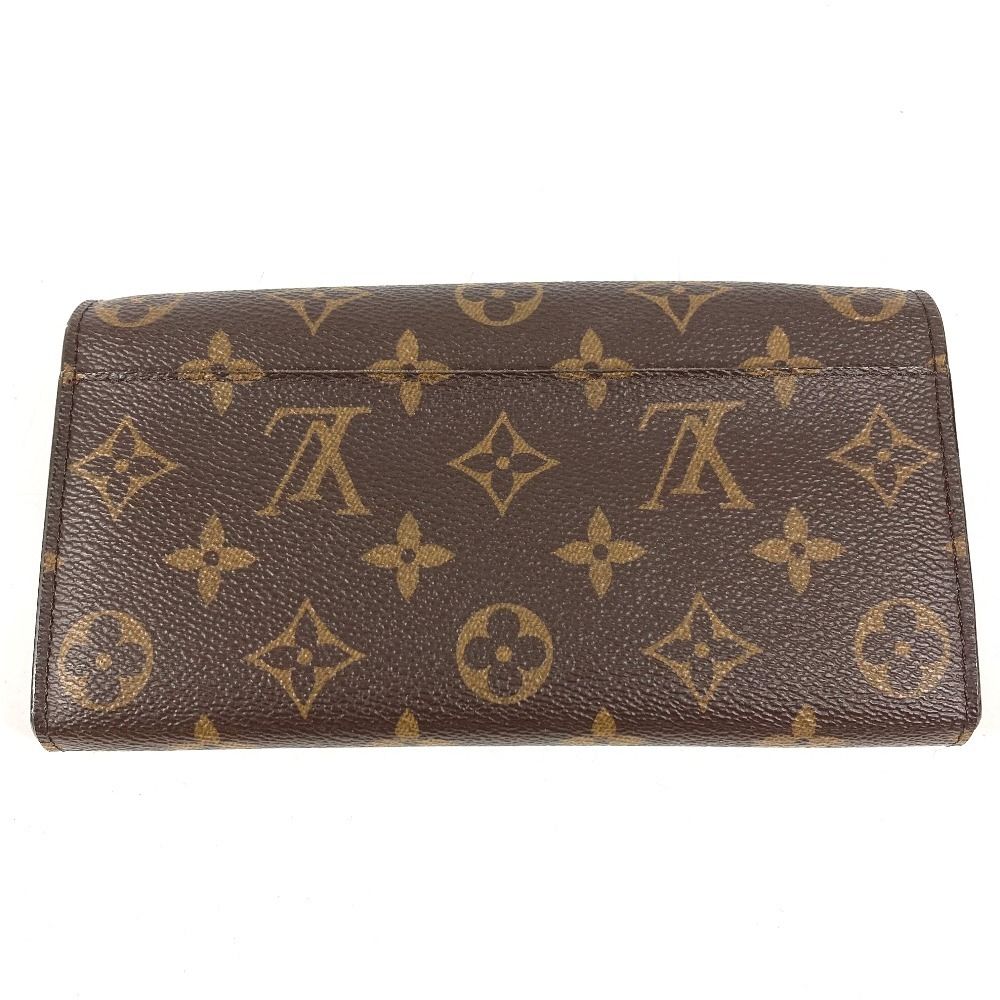 Louis Vuitton Wallet Portefeuille Sarah Monogram Canvas Coquelicot Brown — view 2