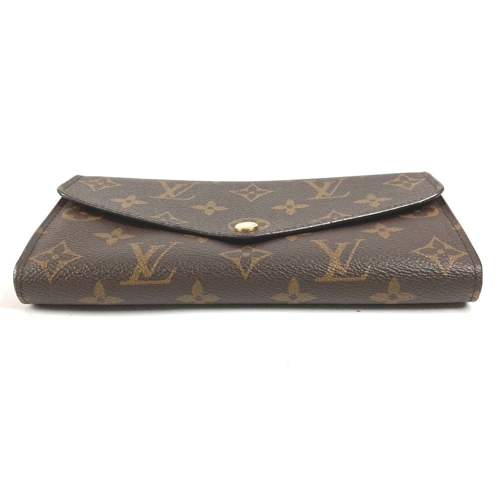Louis Vuitton Wallet Portefeuille Sarah Monogram Canvas Coquelicot Brown — view 5