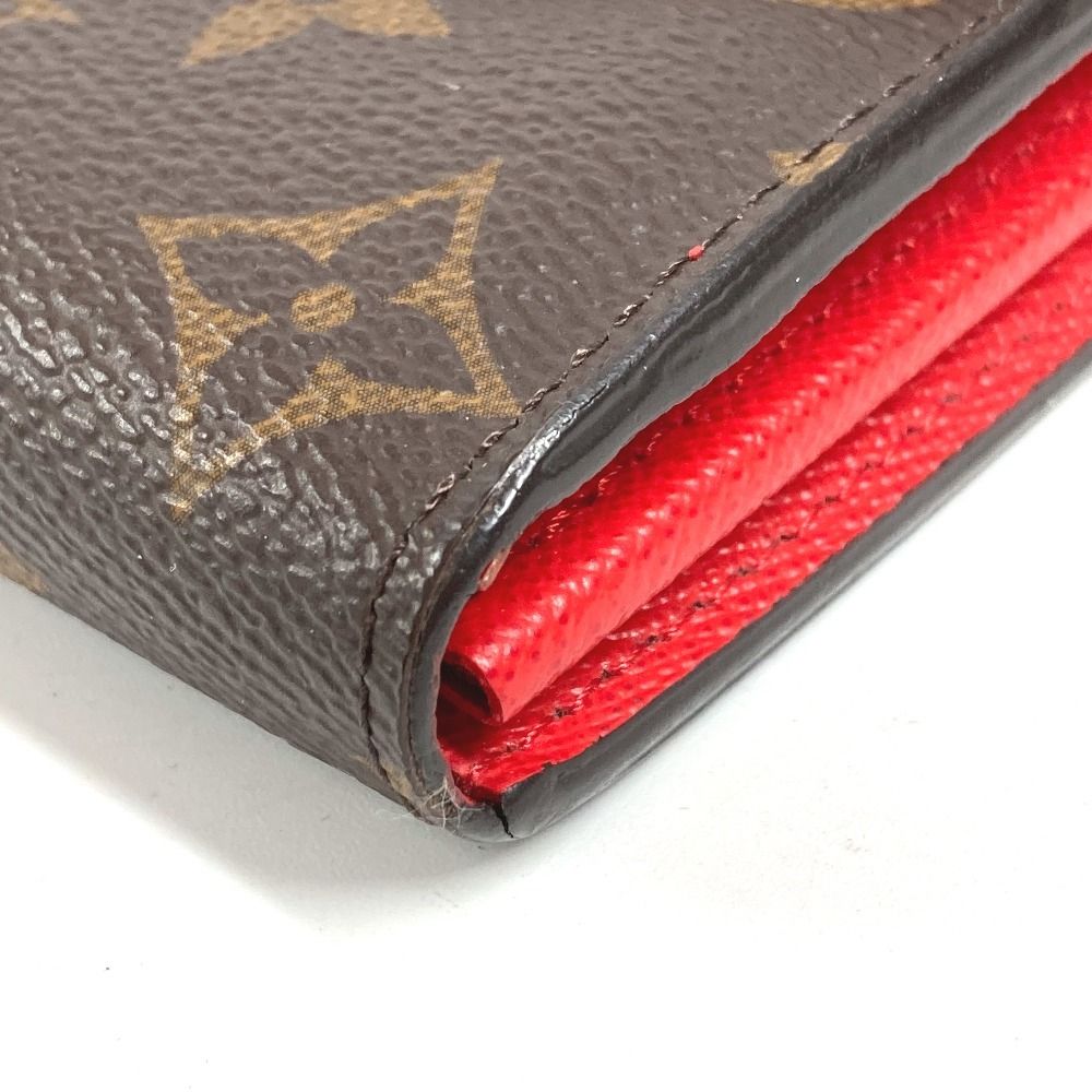 Louis Vuitton Wallet Portefeuille Sarah Monogram Canvas Coquelicot Brown — view 6