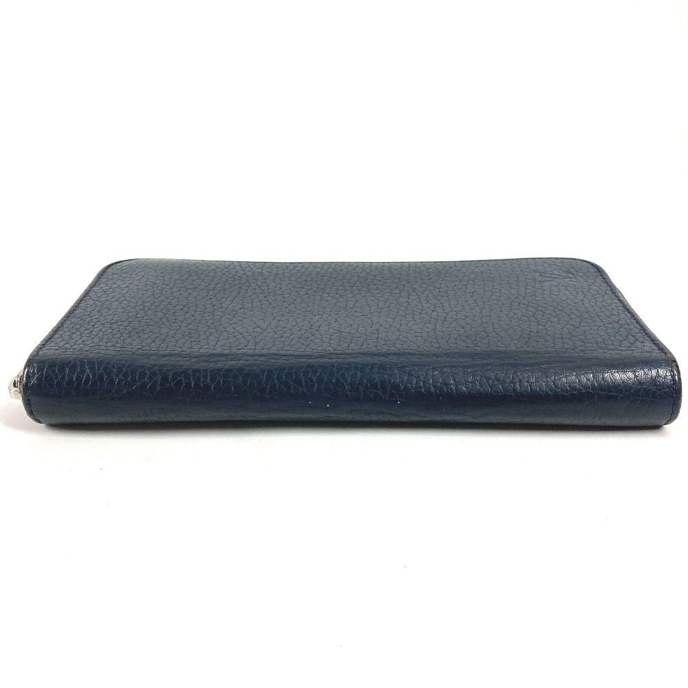 Louis Vuitton Wallet Zippy Vertical Taurillon Leather Navy — view 5