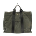 Hermes Fourre Tout MM Tote Canvas Gray — view 2