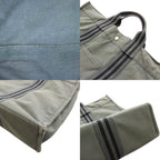 Hermes Fourre Tout MM Tote Canvas Gray — view 7