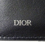 Dior Wallet Trifold Blue Jacquard Navy Mini — view 5