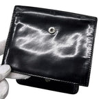 Prada Trifold Wallet Black Nero Compact Patent Leather — view 6