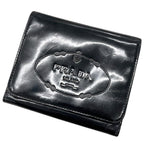 Prada Trifold Wallet Black Nero Compact Patent Leather — view 9