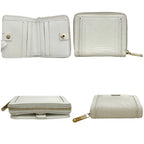 Celine Bifold Wallet White Triomphe Leather — view 2