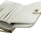 Celine Bifold Wallet White Triomphe Leather — view 5