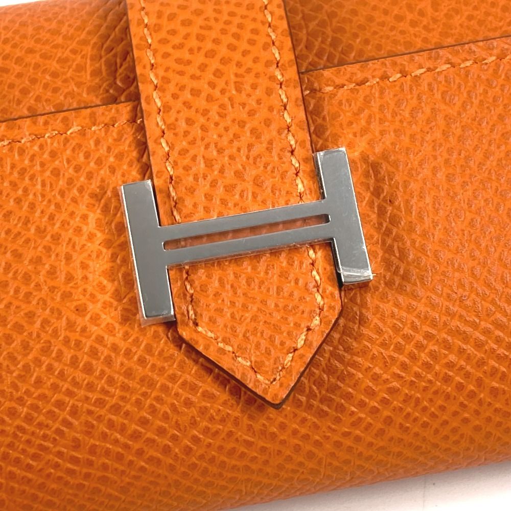 Hermes Key Case Bearn Epsom Orange Holder — view 5