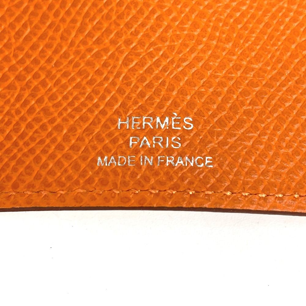 Hermes Key Case Bearn Epsom Orange Holder — view 7