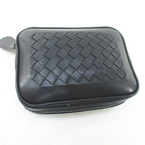 Bottega Veneta Portable Tote Eco Butterfly Print Intrecciato Black — view 7