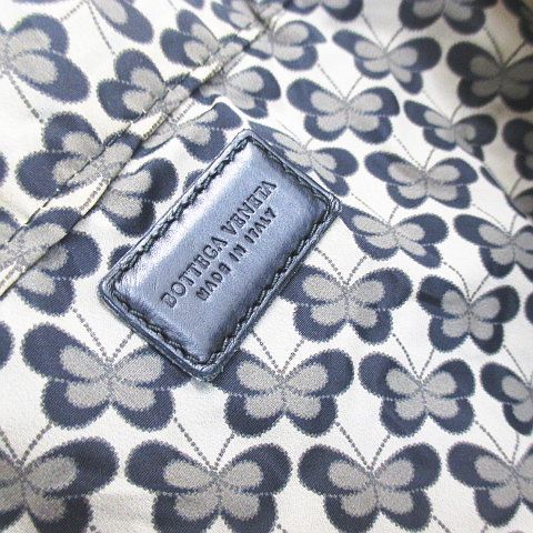Bottega Veneta Portable Tote Eco Butterfly Print Intrecciato Black — view 5