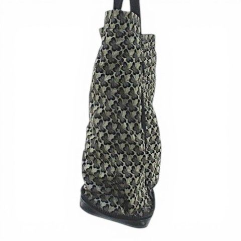Bottega Veneta Portable Tote Eco Butterfly Print Intrecciato Black — view 4