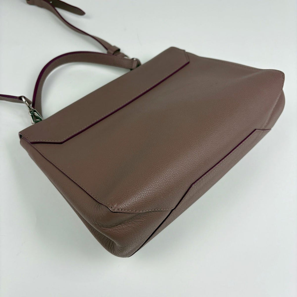 Louis Vuitton 2-Way Shoulder Bag Leather Brown — view 2