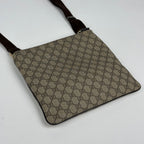 Gucci GG Pattern Shoulder Bag Crossbody Beige Brown — view 2