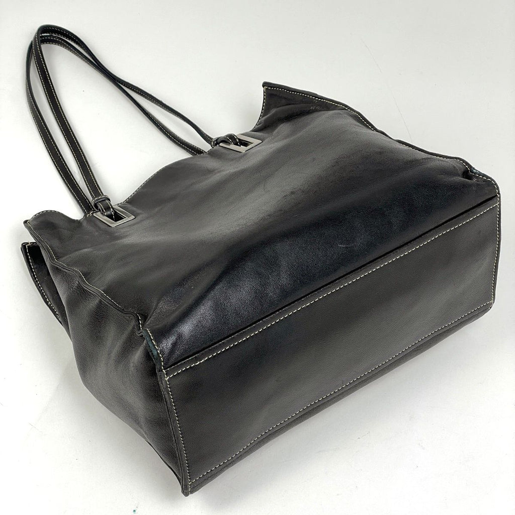 Prada Tote Shoulder Leather Nero — view 2