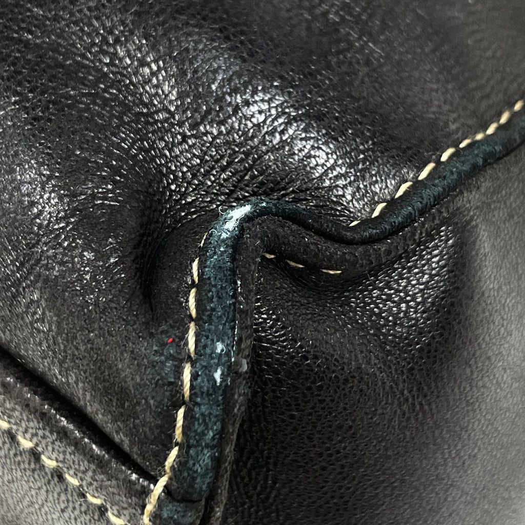 Prada Tote Shoulder Leather Nero — view 4