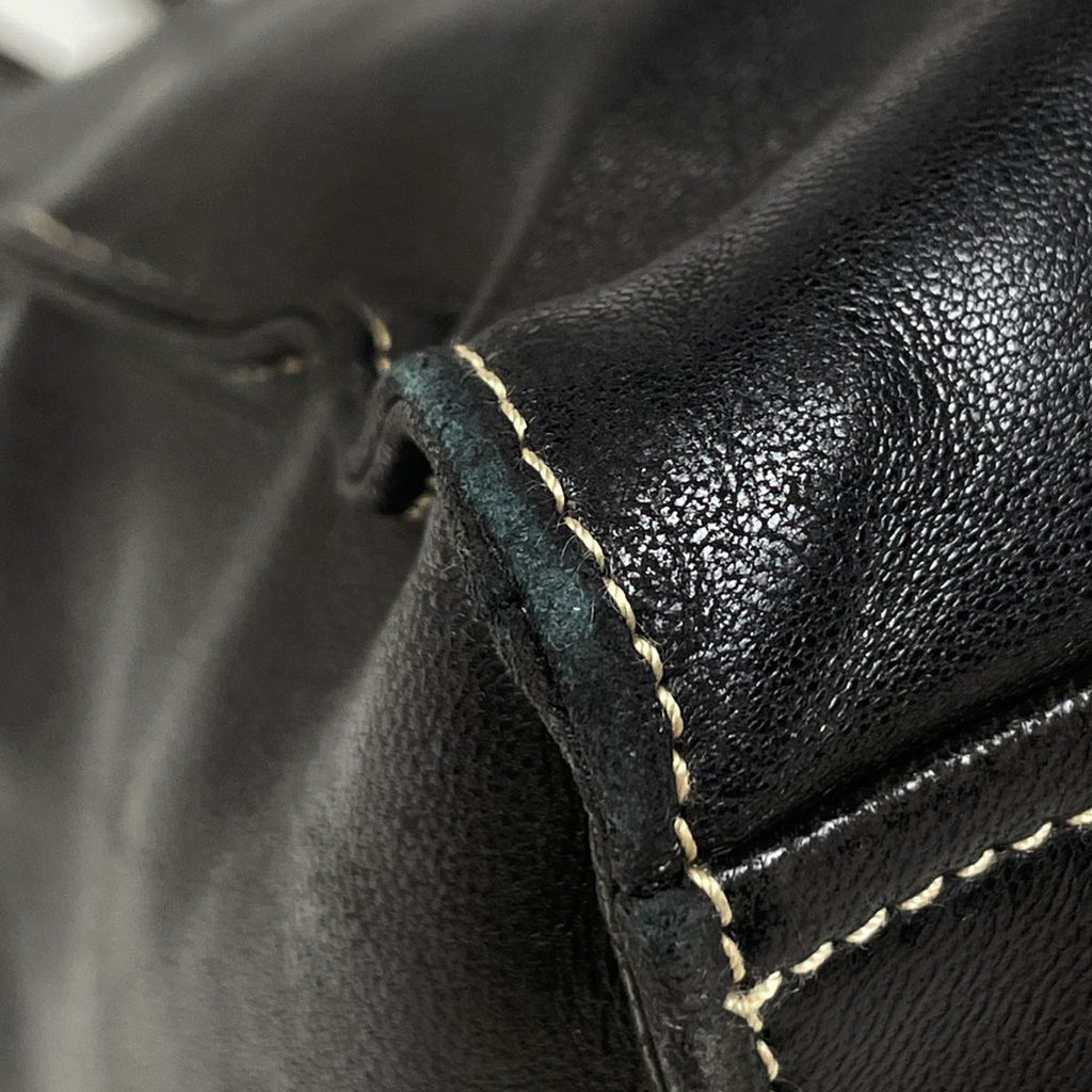 Prada Tote Shoulder Leather Nero — view 3