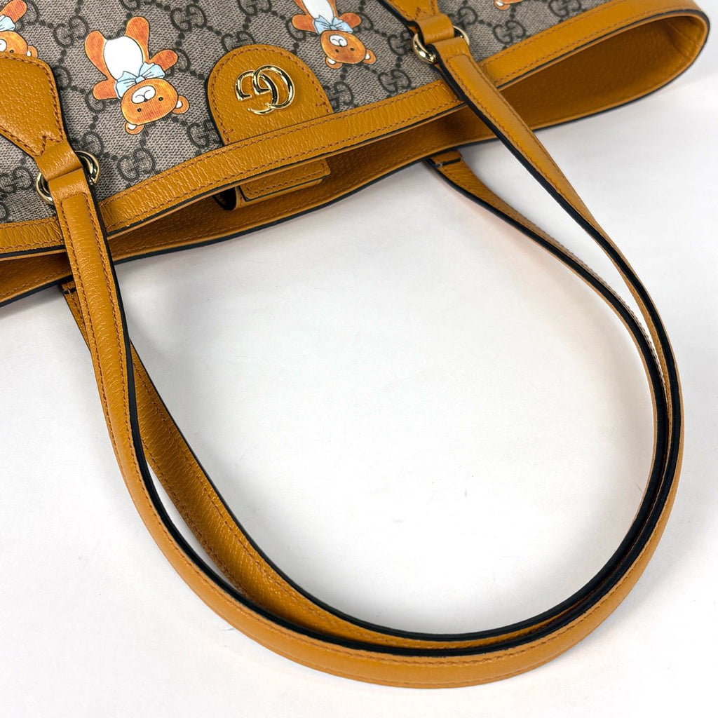 Gucci GG Pattern Large Tote Double Teddy Bear Exo Kai Supreme — view 5